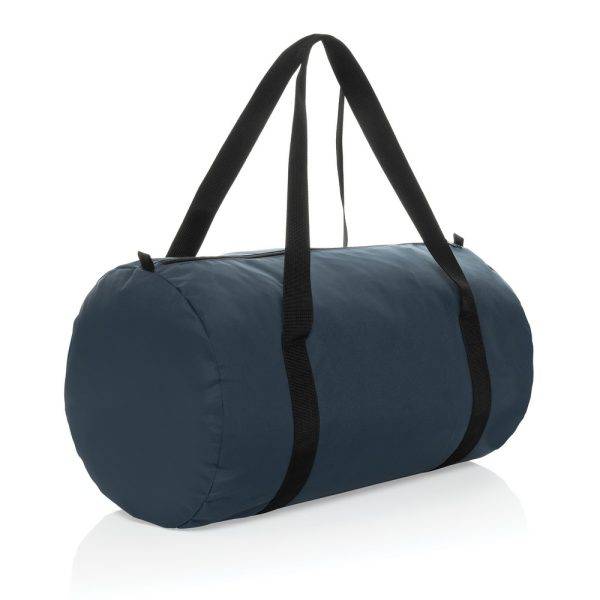 Sac de sport pliable en rPET AWARE Dillon bleu personnalisable – réf. P763.1825