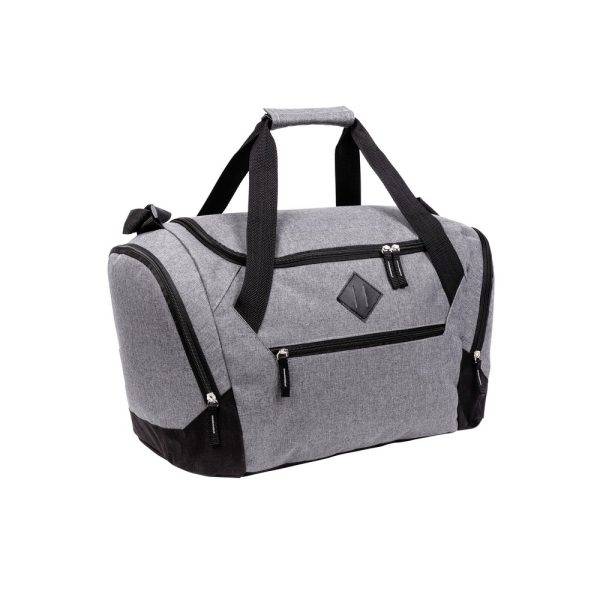 Sac de sport, sac de voyage | Patricia gris personnalisable avec logo