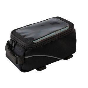 Sac de vélo noir personnalisable avec logo