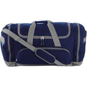 Sac de voyage bleu marine personnalisable avec logo