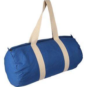 Sac de voyage bleu personnalisable avec logo