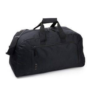 Sac de voyage noir personnalisable avec logo – réf. V4290-03