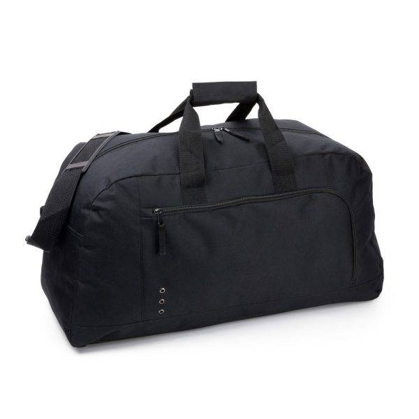 Sac de voyage noir personnalisable avec logo – réf. V4290-03
