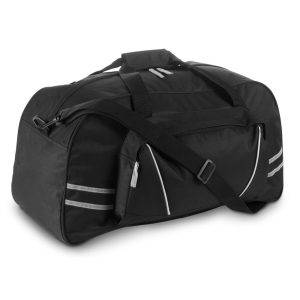 Sac de voyage noir personnalisable avec logo – réf. V4625-03