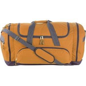 Sac de voyage orange personnalisable avec logo