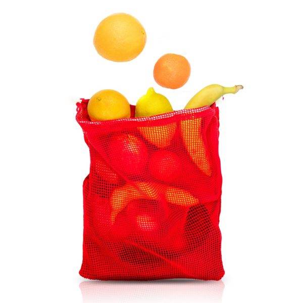 Sac en coton pour fruits et légumes, grand modèle | personnalisable – réf. V0055-05