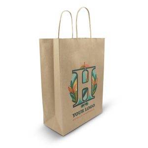 Sac en papier A5 Wanda SX neutre personnalisable avec logo
