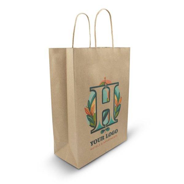 Sac en papier A5 Wanda SX neutre personnalisable avec logo