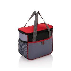 Sac isotherme Basic rouge personnalisable avec logo