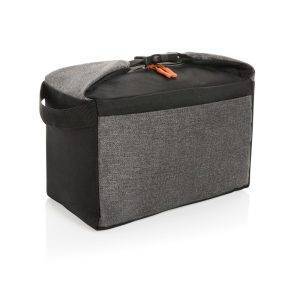 Sac isotherme double ton gris personnalisable avec logo