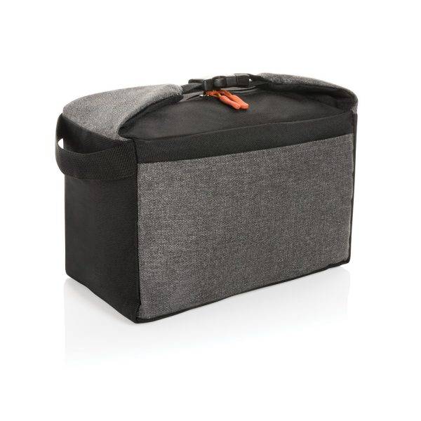 Sac isotherme double ton gris personnalisable avec logo