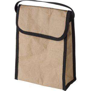 Sac isotherme en papier brun personnalisable avec logo