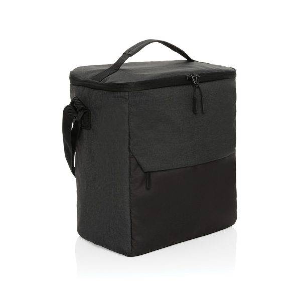 Sac isotherme en rPET AWARE™ Kazu noir personnalisable avec logo