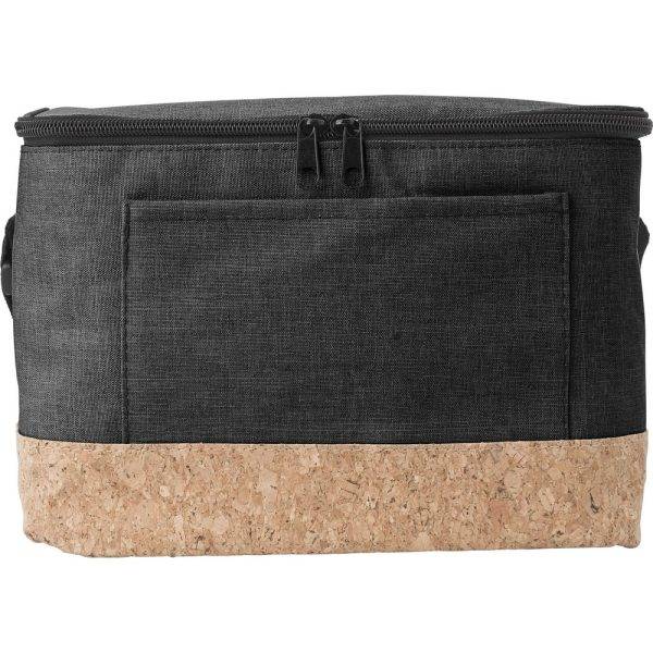 Sac isotherme finition liège noir personnalisable avec logo