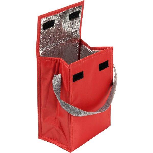 Sac isotherme rouge personnalisable avec logo – réf. V7612-05