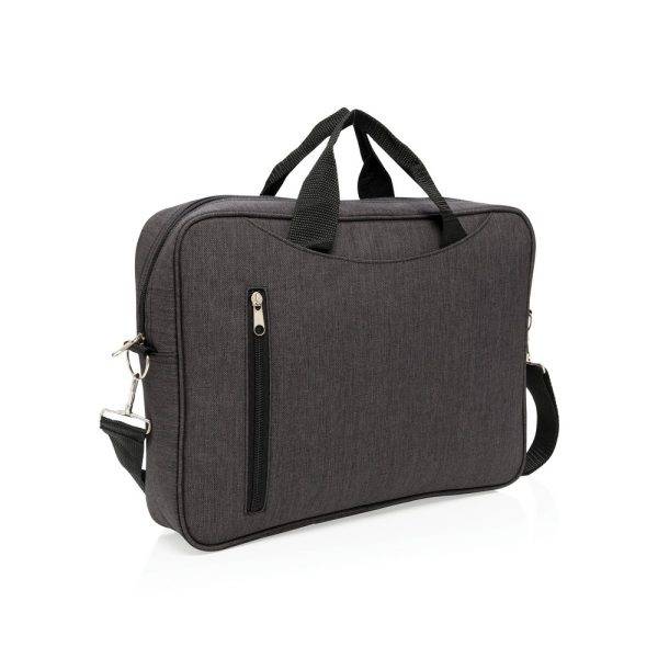 Sac ordinateur Basic 15” gris personnalisable avec logo