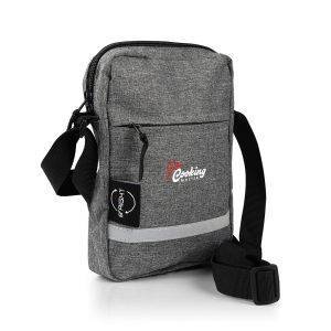 Sac porté épaule B'RIGHT RPET | Hector gris personnalisable avec logo