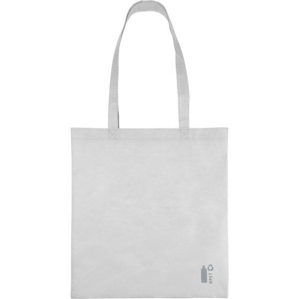 Sac shopping blanc personnalisable avec logo – réf. VA516-02