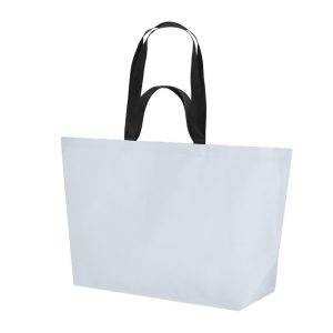 Sac shopping blanc personnalisable avec logo – réf. VA731-02