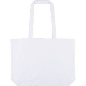 Sac shopping blanc personnalisable avec logo – réf. VB142-02