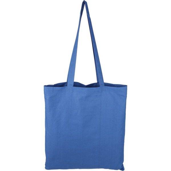 Sac shopping bleu marine personnalisable avec logo – réf. VA411-04