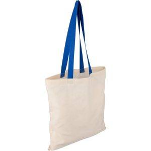 Sac shopping bleu personnalisable avec logo – réf. VB144-11