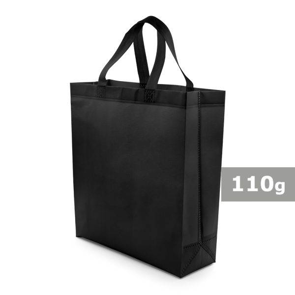 Sac shopping Darragh noir personnalisable avec logo