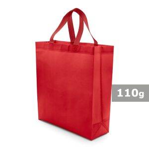 Sac shopping Darragh rouge personnalisable avec logo