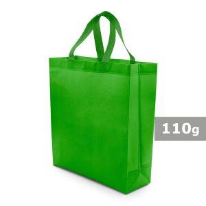 Sac shopping Darragh vert personnalisable avec logo