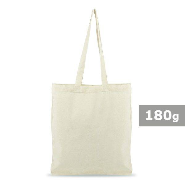 Sac shopping en coton beige personnalisable avec logo – réf. V0413-20