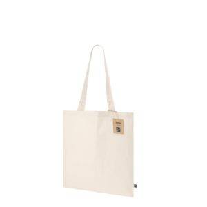 Sac shopping en coton beige personnalisable avec logo – réf. VA320-20