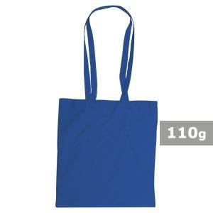 Sac shopping en coton bleu personnalisable avec logo