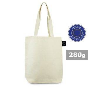 Sac shopping en coton B'RIGHT | Clem beige personnalisable avec logo