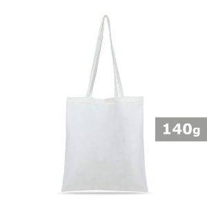 Sac shopping en coton Hall blanc personnalisable avec logo