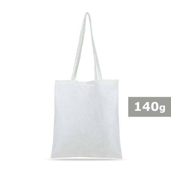 Sac shopping en coton Hall blanc personnalisable avec logo