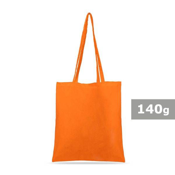 Sac shopping en coton | Hall orange personnalisable avec logo