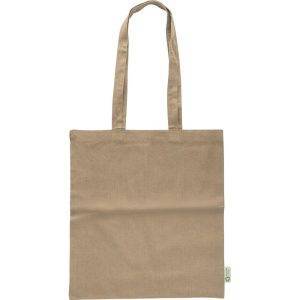 Sac shopping en coton kaki personnalisable avec logo