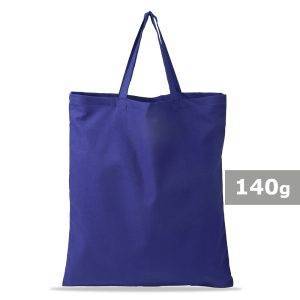 Sac shopping en coton Lettie bleu marine personnalisable avec logo
