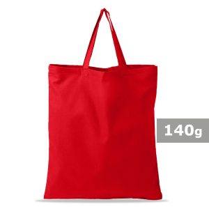 Sac shopping en coton Lettie rouge personnalisable avec logo