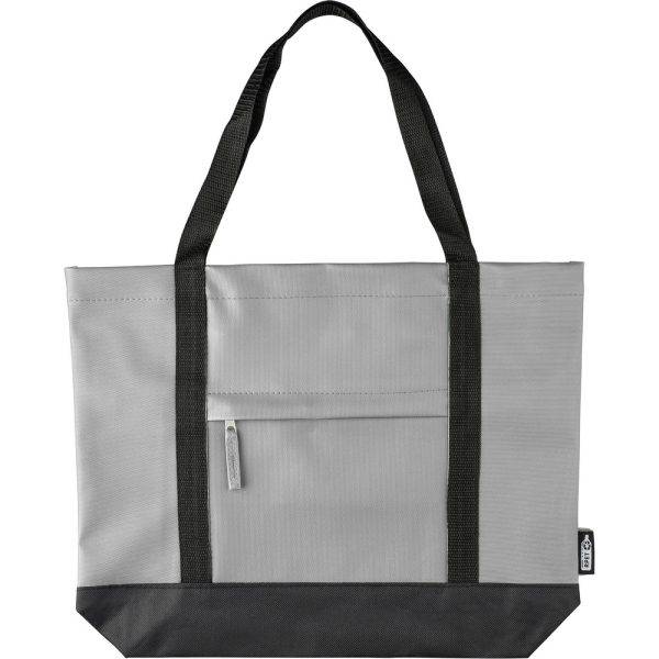 Sac shopping graphite personnalisable avec logo – réf. VA284-15