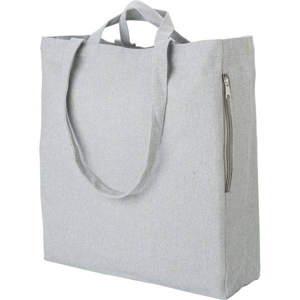 Sac shopping graphite personnalisable avec logo