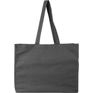 Sac shopping gris personnalisable avec logo