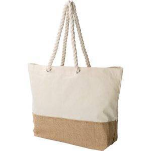 Sac shopping kaki personnalisable avec logo – réf. V1599-25
