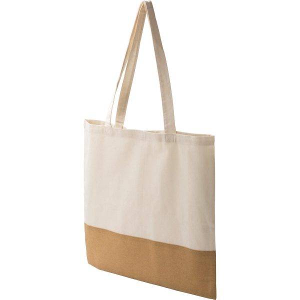 Sac shopping kaki personnalisable avec logo
