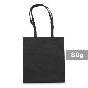 Sac shopping noir personnalisable avec logo – réf. V5805/A-03