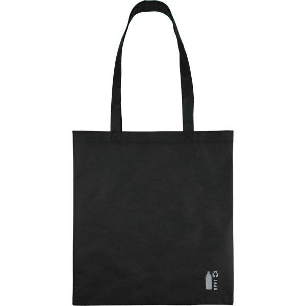 Sac shopping noir personnalisable avec logo – réf. VA516-03