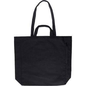 Sac shopping noir personnalisable avec logo