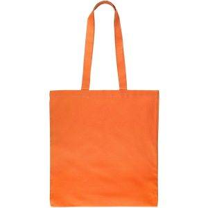 Sac shopping orange personnalisable avec logo
