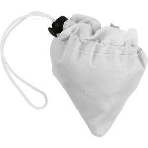 Sac shopping pliable blanc personnalisable avec logo