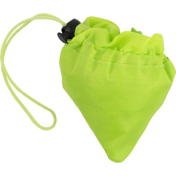 Sac shopping pliable citron vert personnalisable avec logo